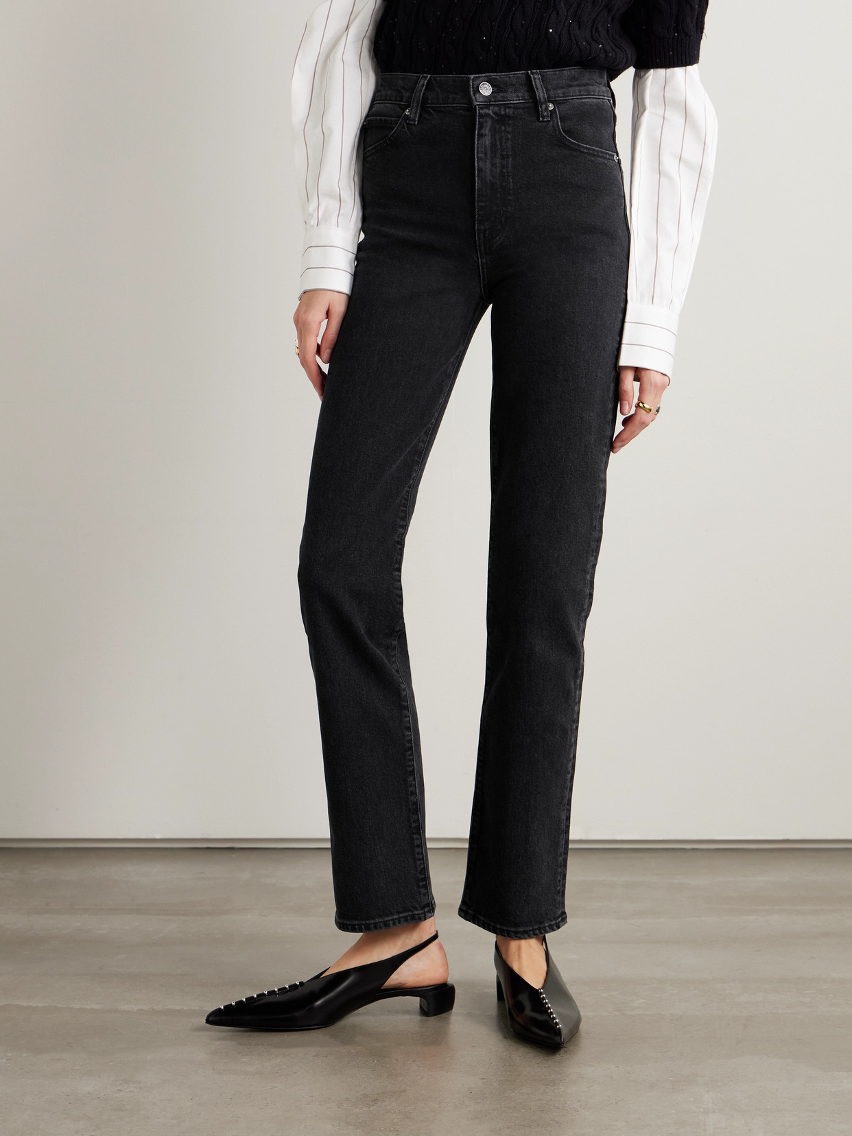 The Ruler High-Rise Slim-Leg Jeans