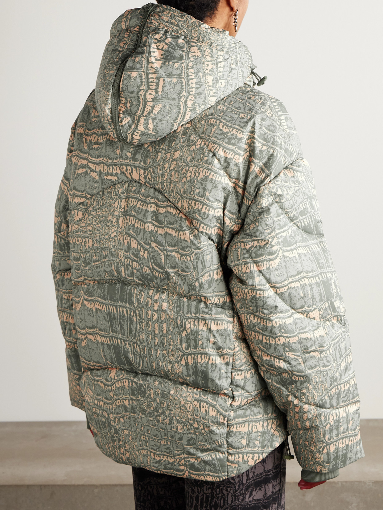 By Stella Mccartney - Hooded Padded Quilted Printed Recycled-Shell Jacket