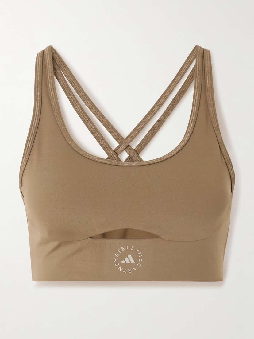 adidas by Stella McCartney Truestrength Stretch Recycled-jersey Sports Bra