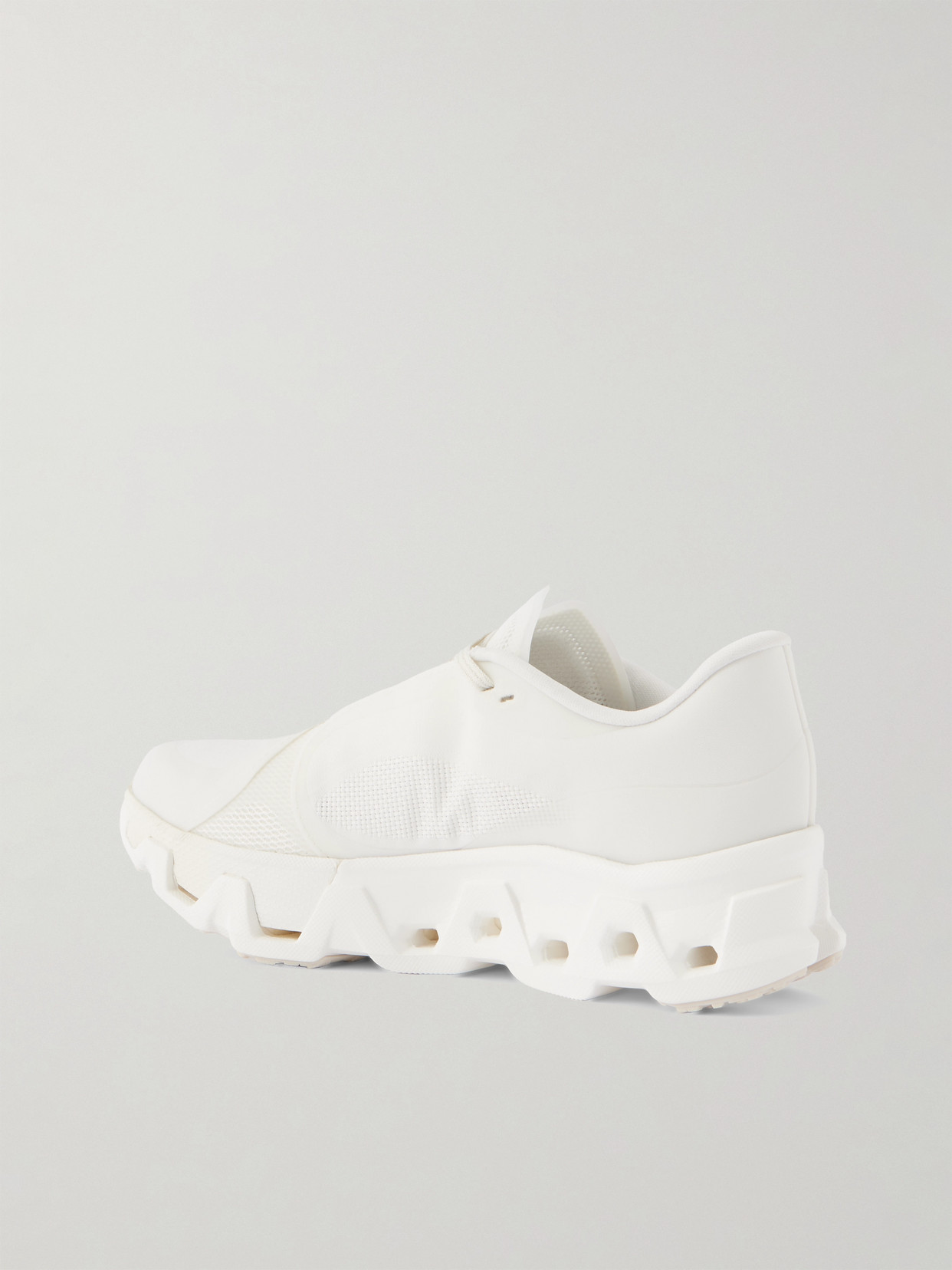 On + Post Archive Facti Cloudmster Hyper Rubber-trimmed Mesh Sneakers In White