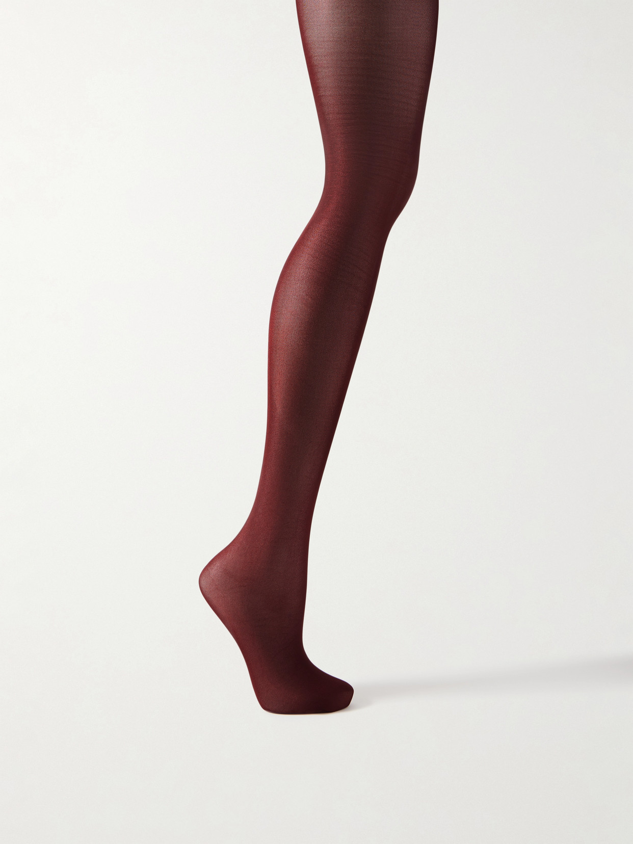 Wolford Neon 40 Denier Tights In Burgundy