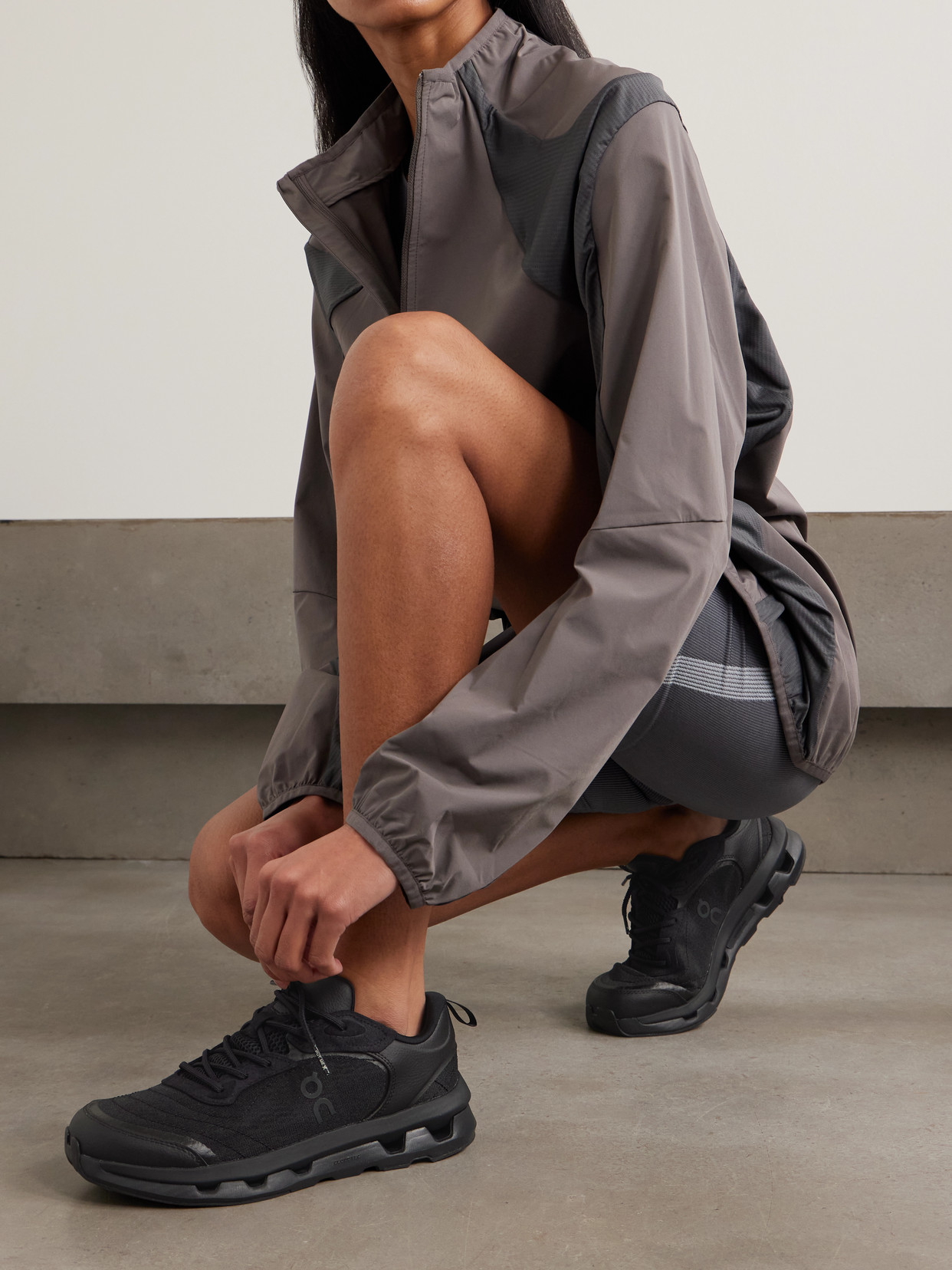 + Zendaya Cloudzone Moon Rubber-Trimmed Sneakers