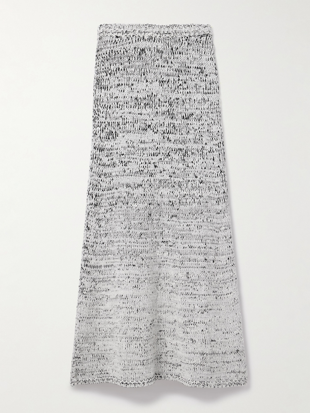 Proenza Schouler White Label Kerry Cotton-blend Maxi Skirt In Black