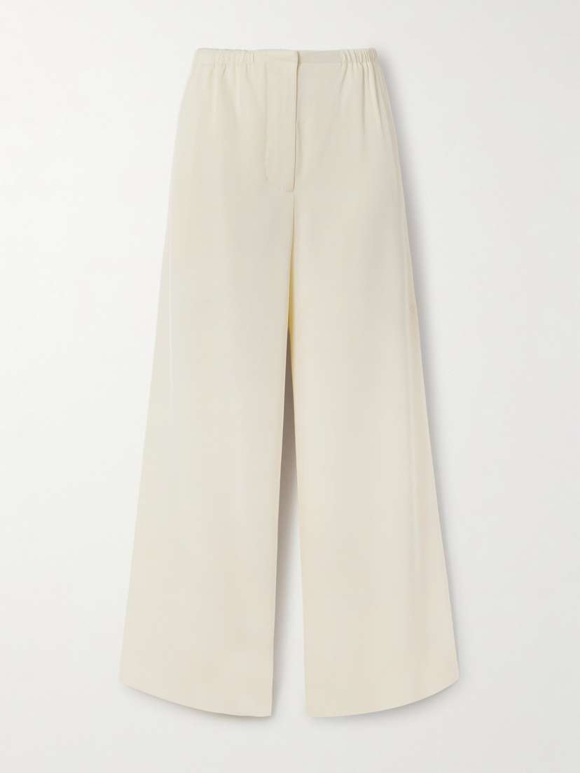 Proenza Schouler White Label Meadow Pleated Twill Wide-leg Pants