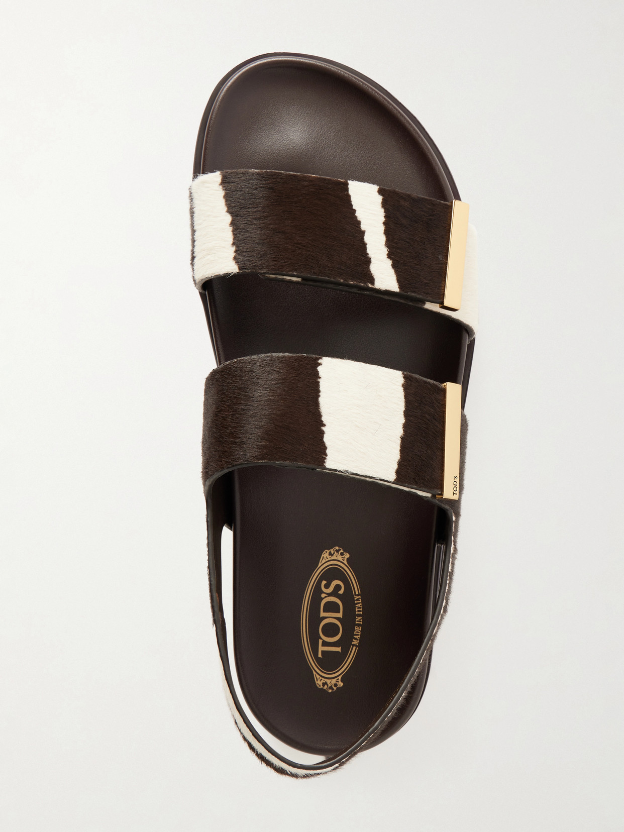 Zebra-Print Pony Slingback