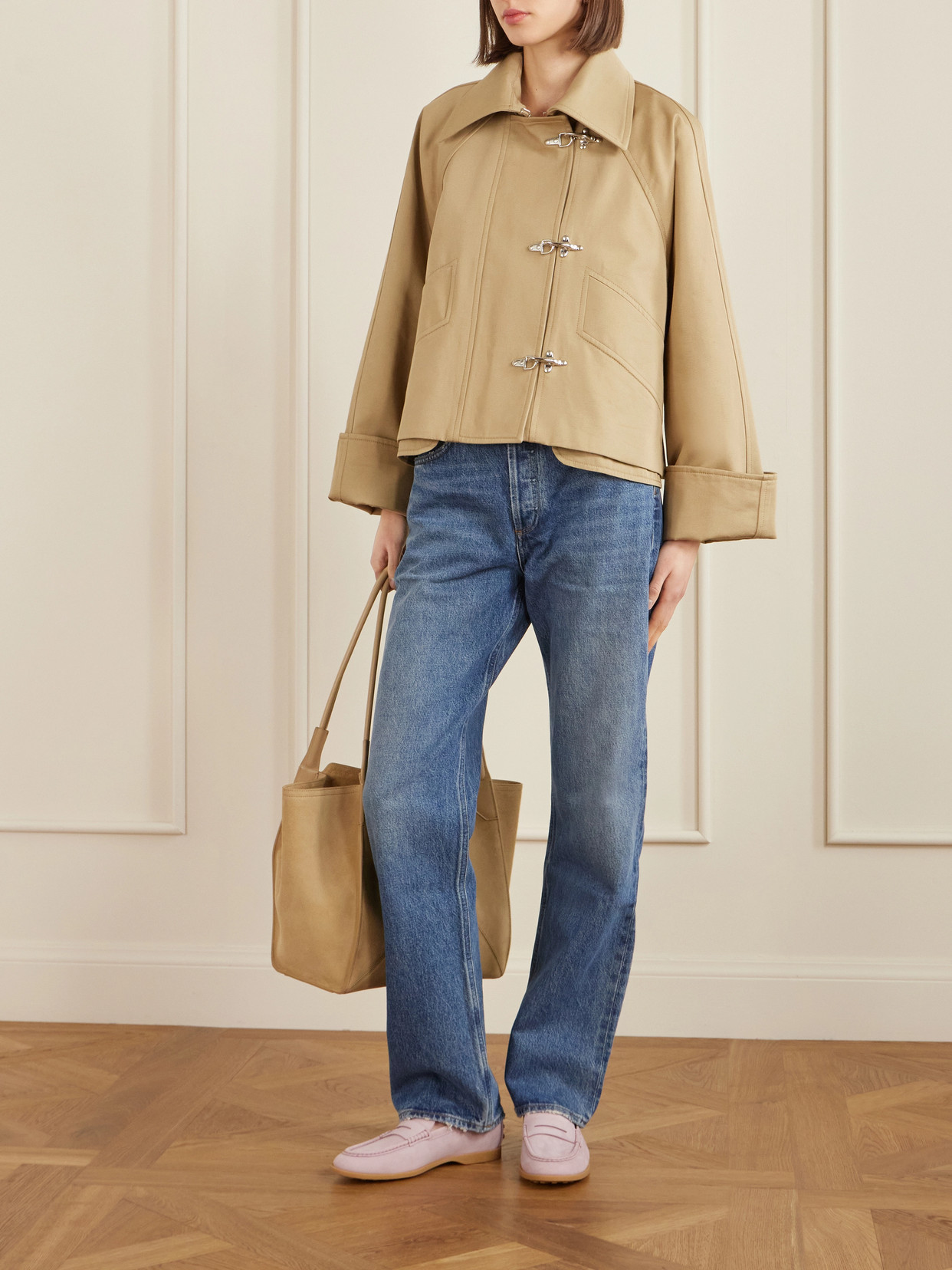 Tod's Tods Gomma Leggero Nubuck Loafers In Pink