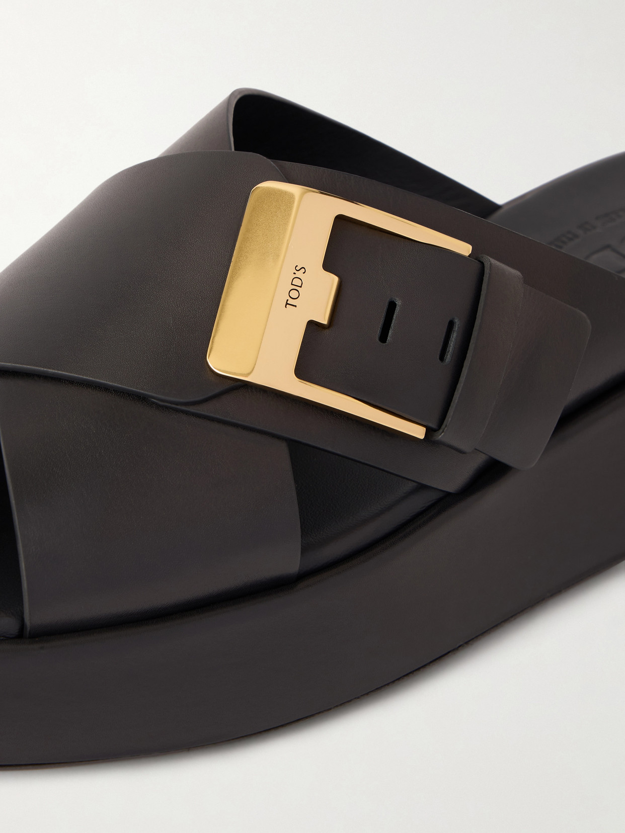 Buckled Leather Sandals