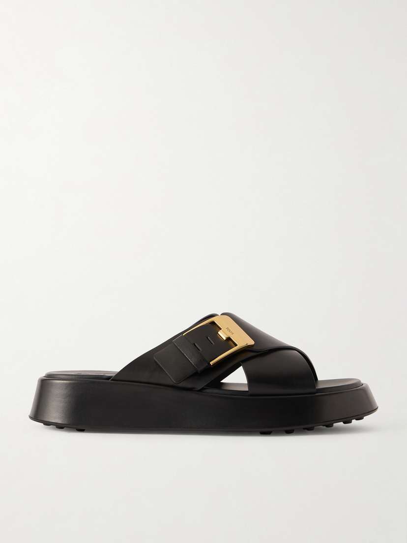 Tod's Buckled Leather Sandals
