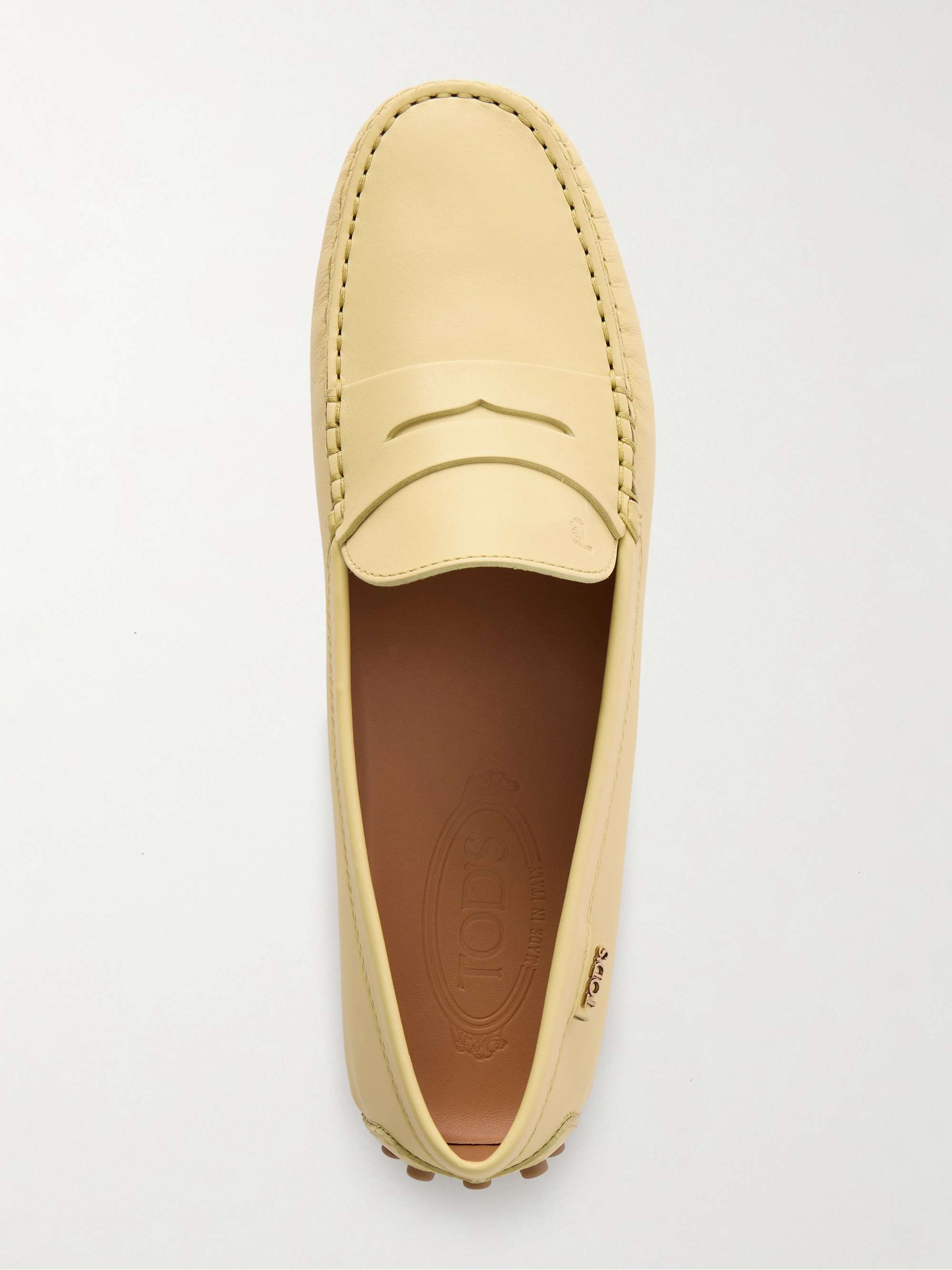 Tod’S Gommino Leather Loafer, Yellow Man YELLOW Gommino Loafers in Suede XXM22L00010RE07MG419 | Tods main image 3