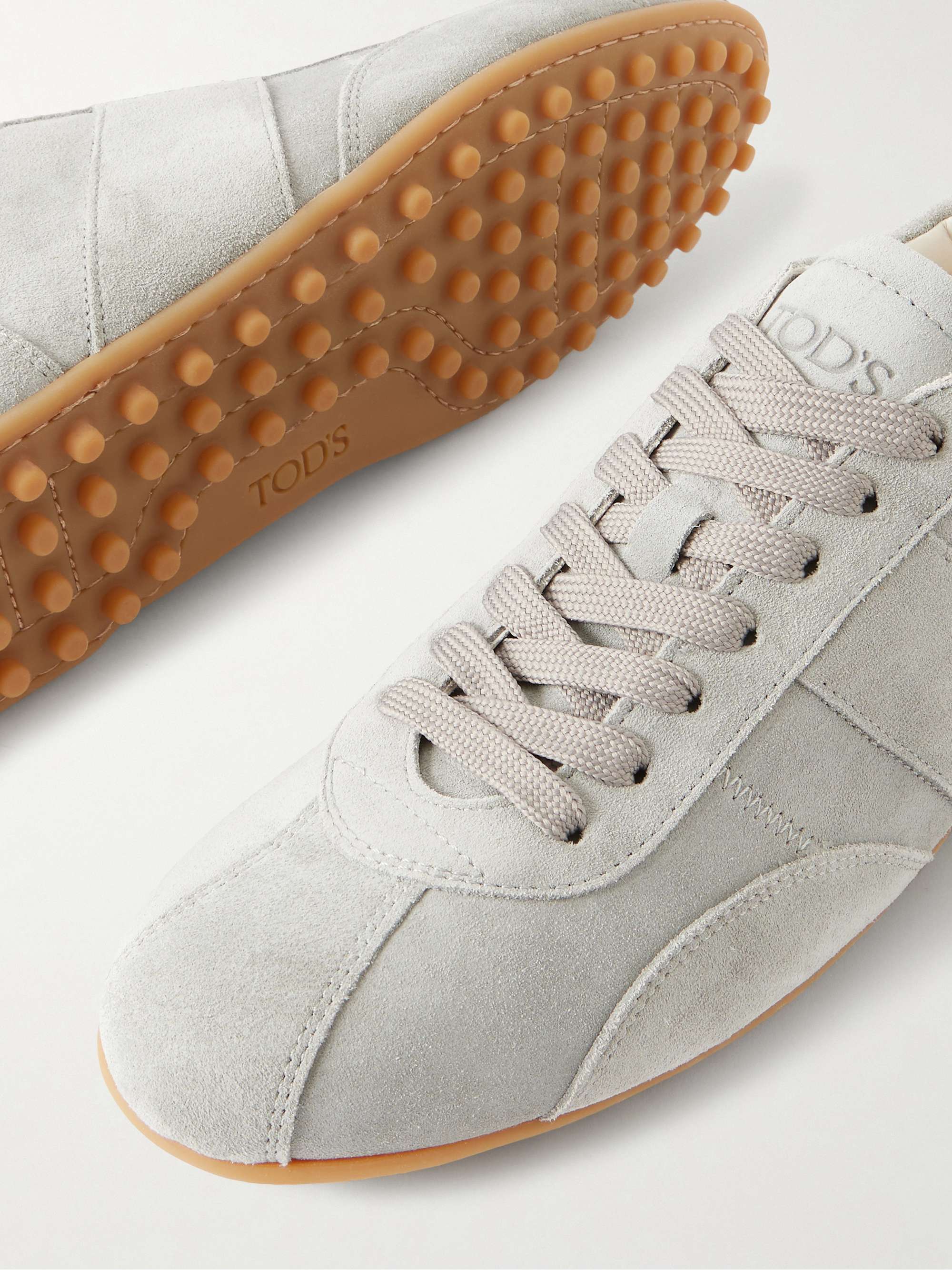 TOD'S Sportiva 59L suede sneakers | NET-A-PORTER