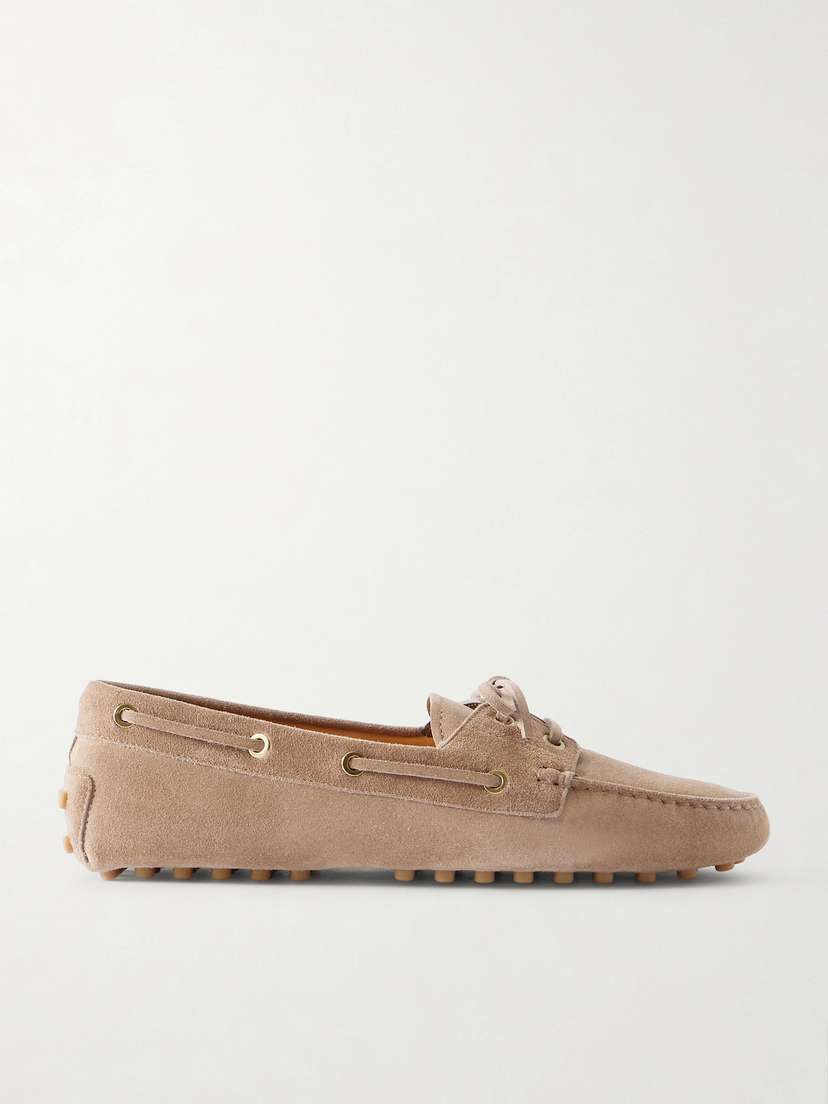 Tod's Gommino Suede Boat Shoes