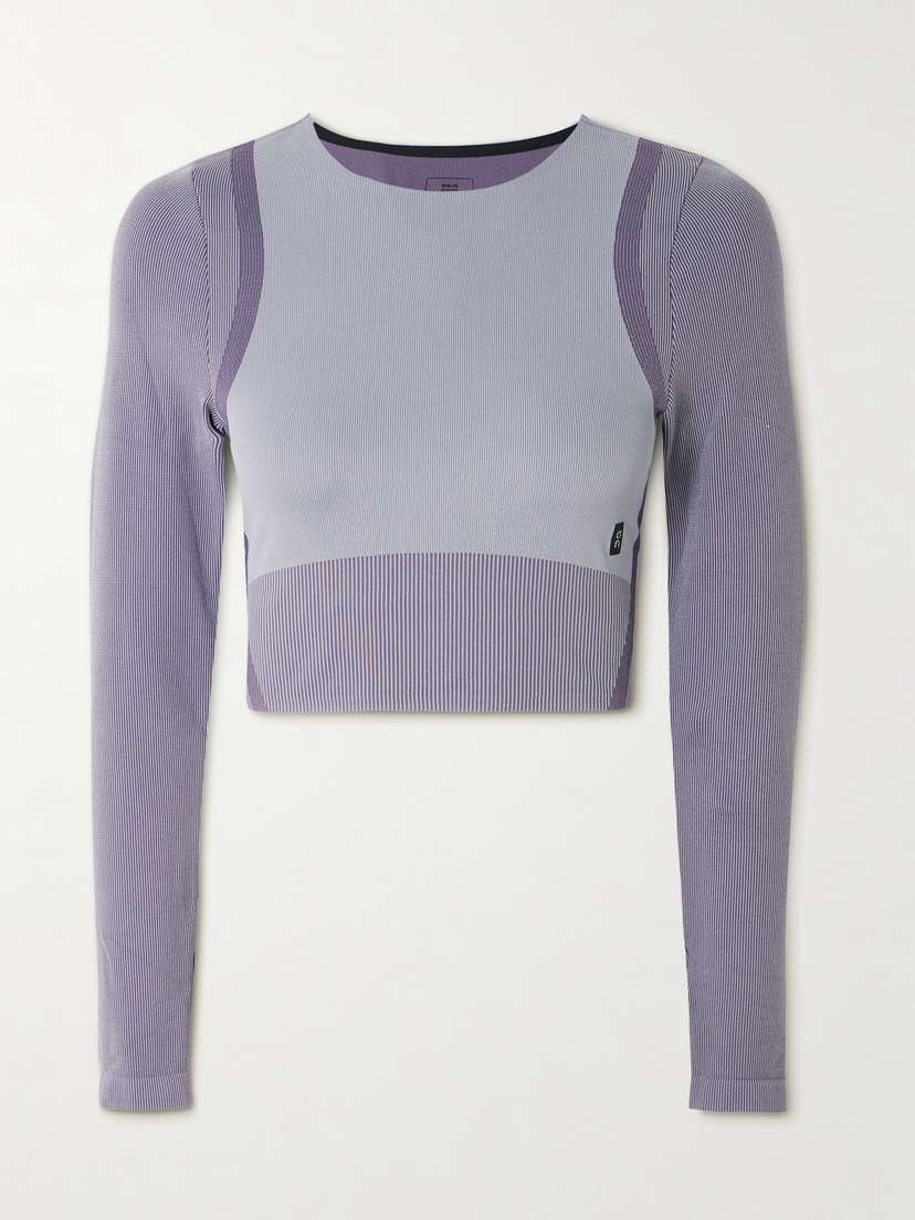 ON Train 2-in-1 Cropped Stretch Recycled Top