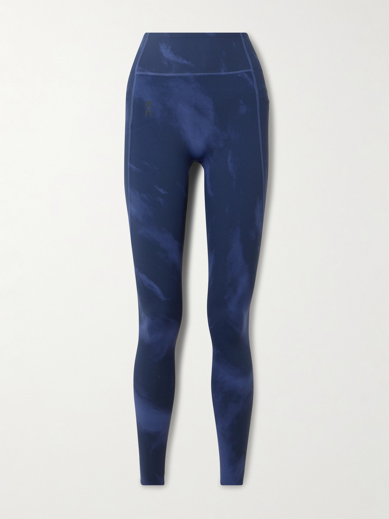 On Studio Printed Stretch Leggings In Blue