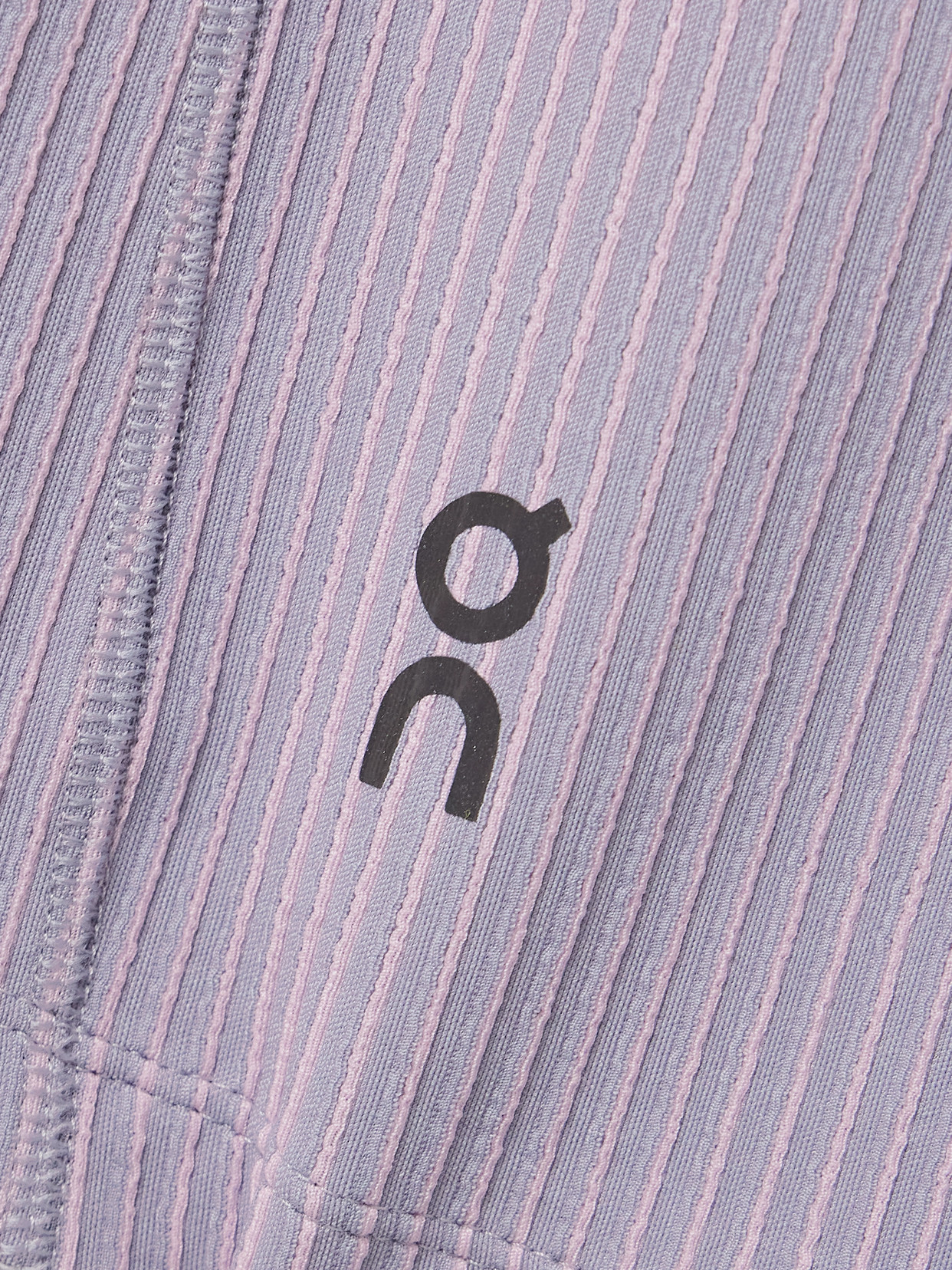 On All-day Ribbed Recycled Stretch Mini Dress In Purple