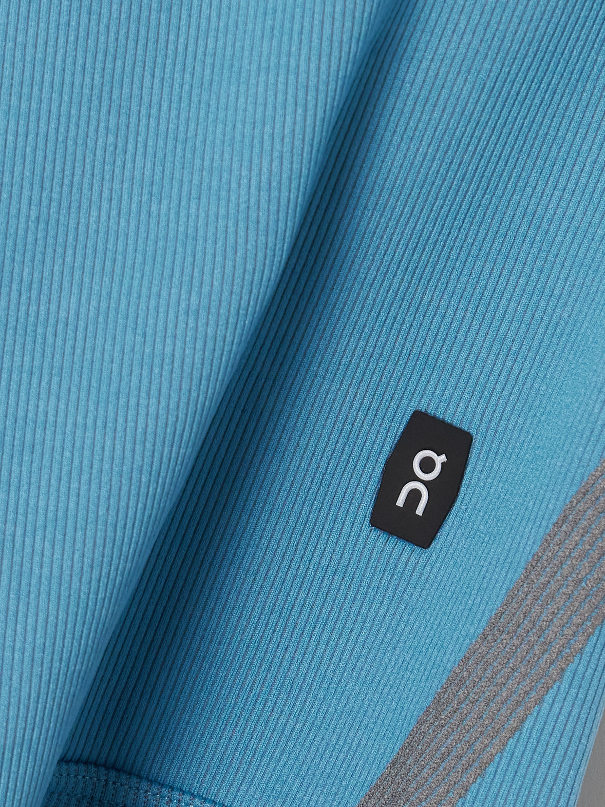 On Studio Open-back Ribbed Recycled Stretch Bodysuit In Blue