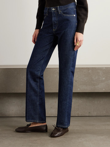 FRAME The Vertical high-rise straight-leg jeans