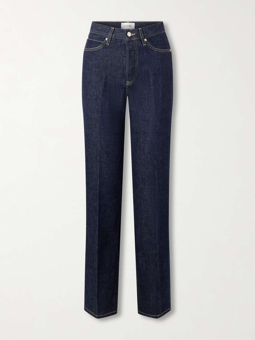 Frame The Vertical High-rise Straight-leg Jeans