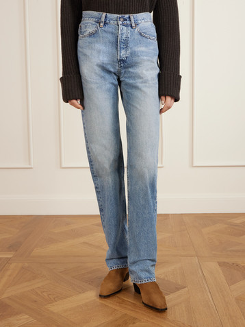 FRAME The Stack high-rise straight-leg jeans