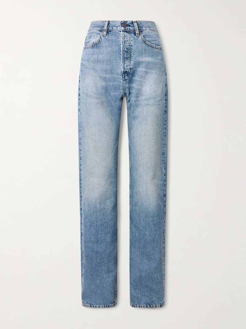 Frame The Stack High-rise Straight-leg Jeans