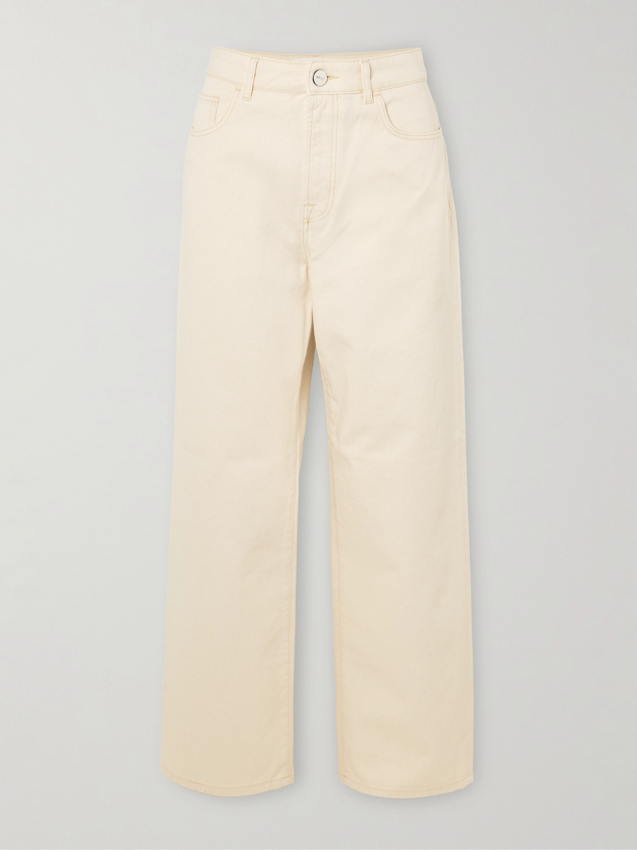 Rohe High-rise Wide-leg Jeans In Neutral