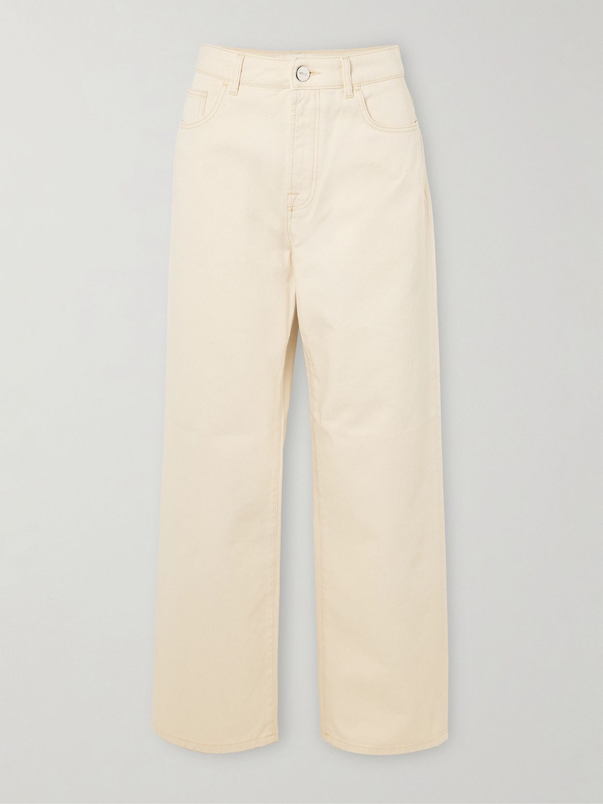 High-rise wide-leg jeans