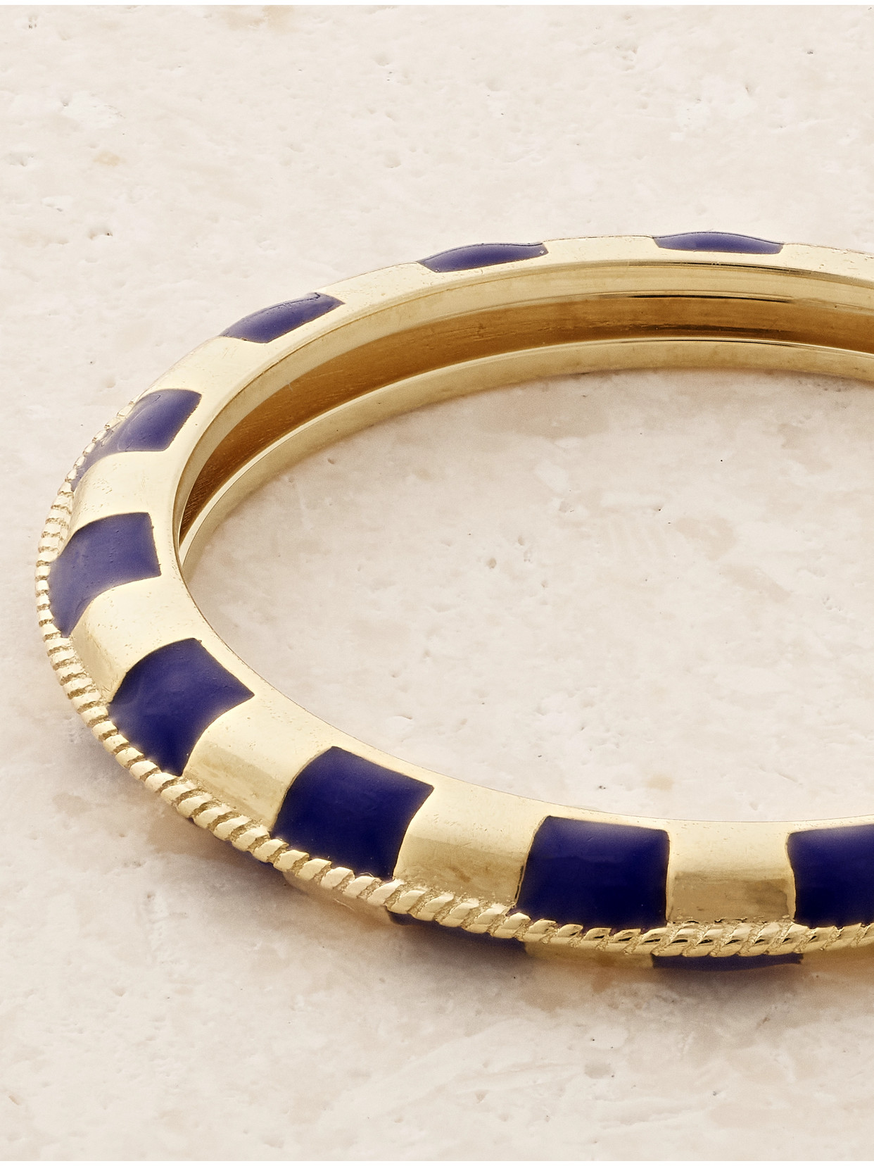 Yvonne Léon Nano Alliance 9-karat Gold And Enamel Ring In Gold