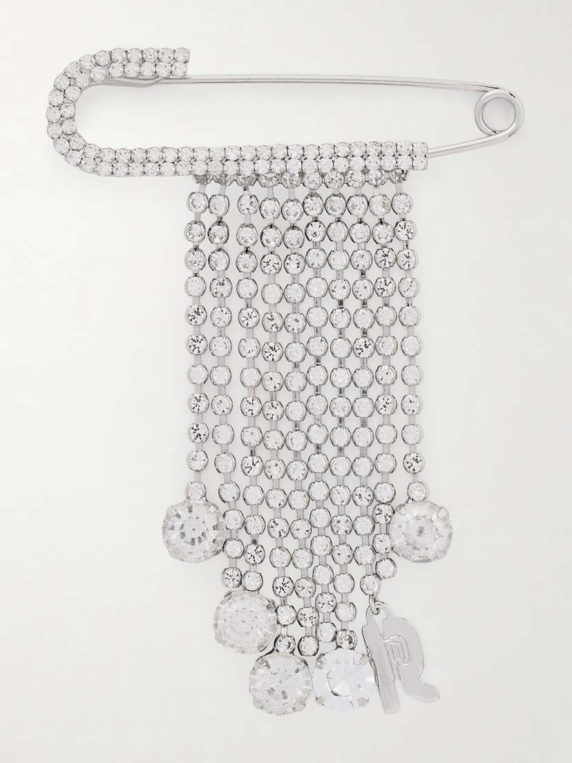 Rabanne tone Crystal Brooch