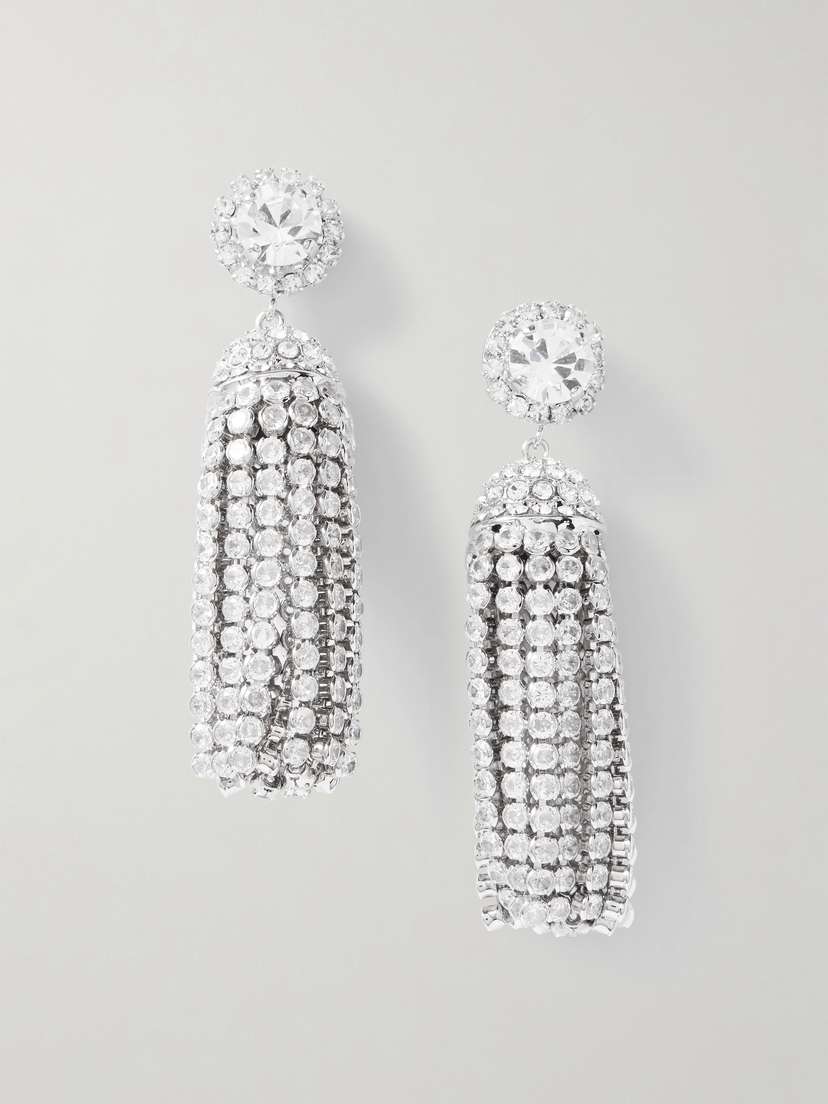 Rabanne tone Crystal Earrings