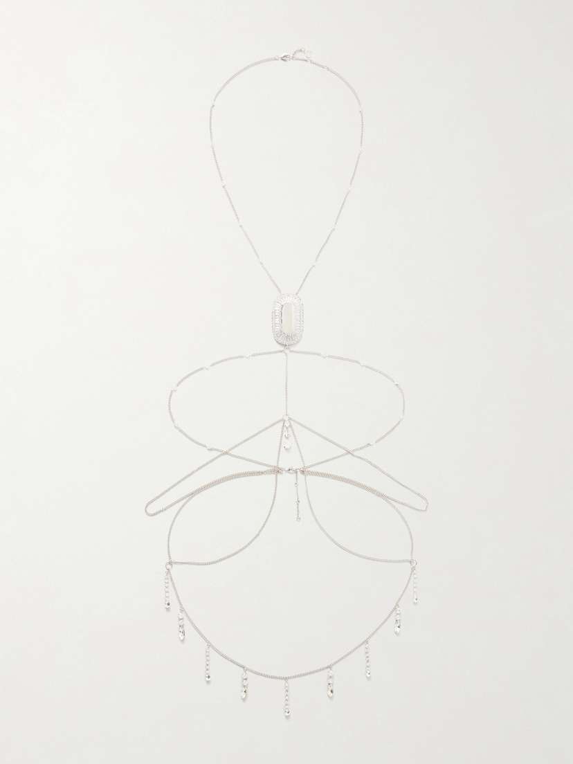 Rabanne tone Crystal Body Chain
