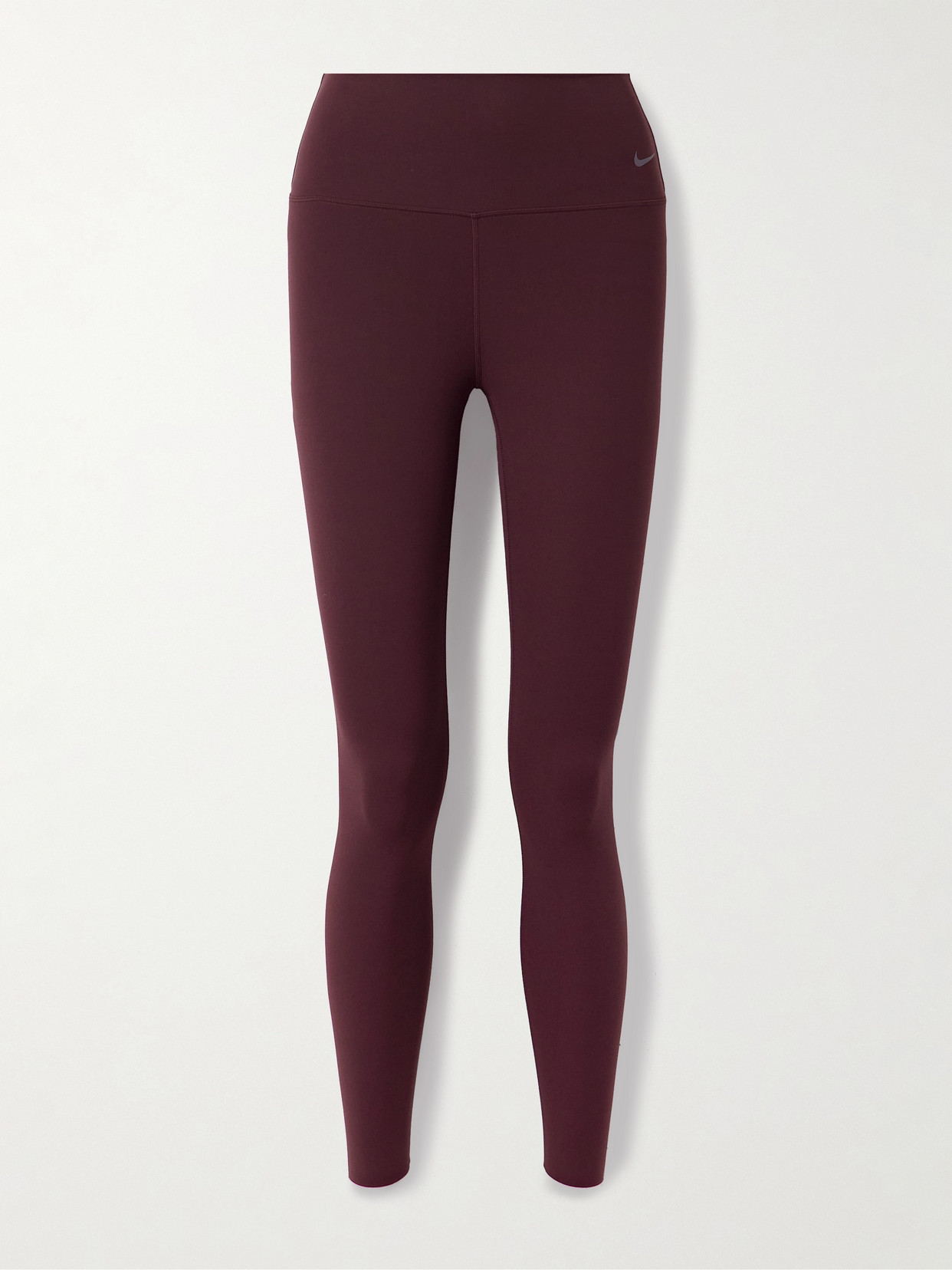 Nike Zenvy 7/8 High-waist Leggings In Burgundy
