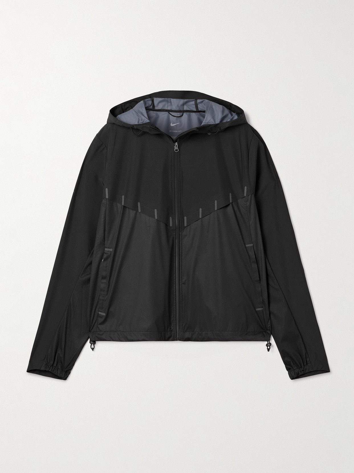 Nike Aeroswift Aerogami Hooded Storm-fit Jacket In Black