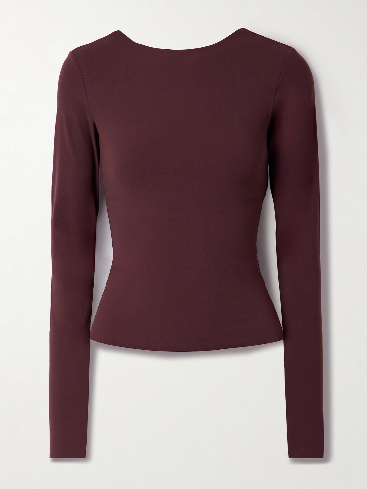 Nike Zenvy Dri-fit Infinasoft Top In Burgundy