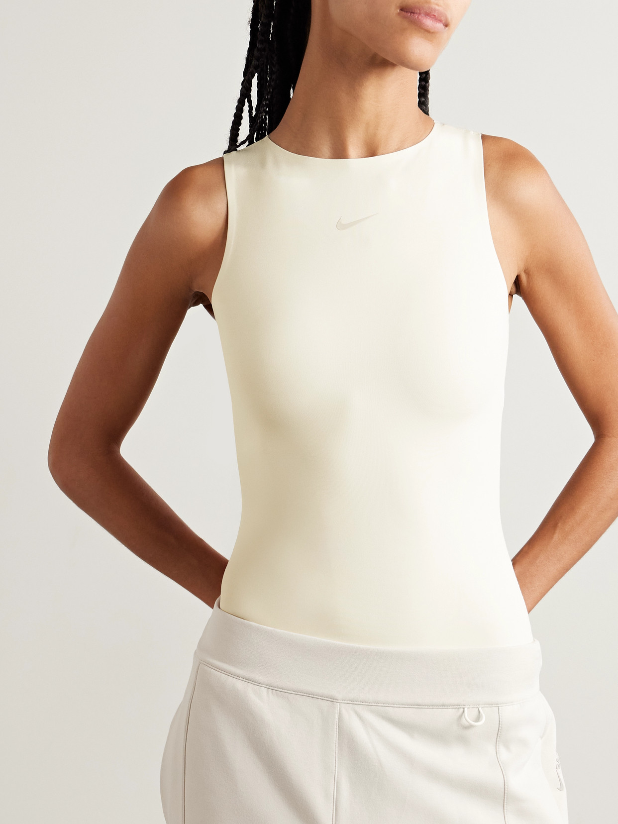 Nike Form Dri-fit Bodysuit In Neutral