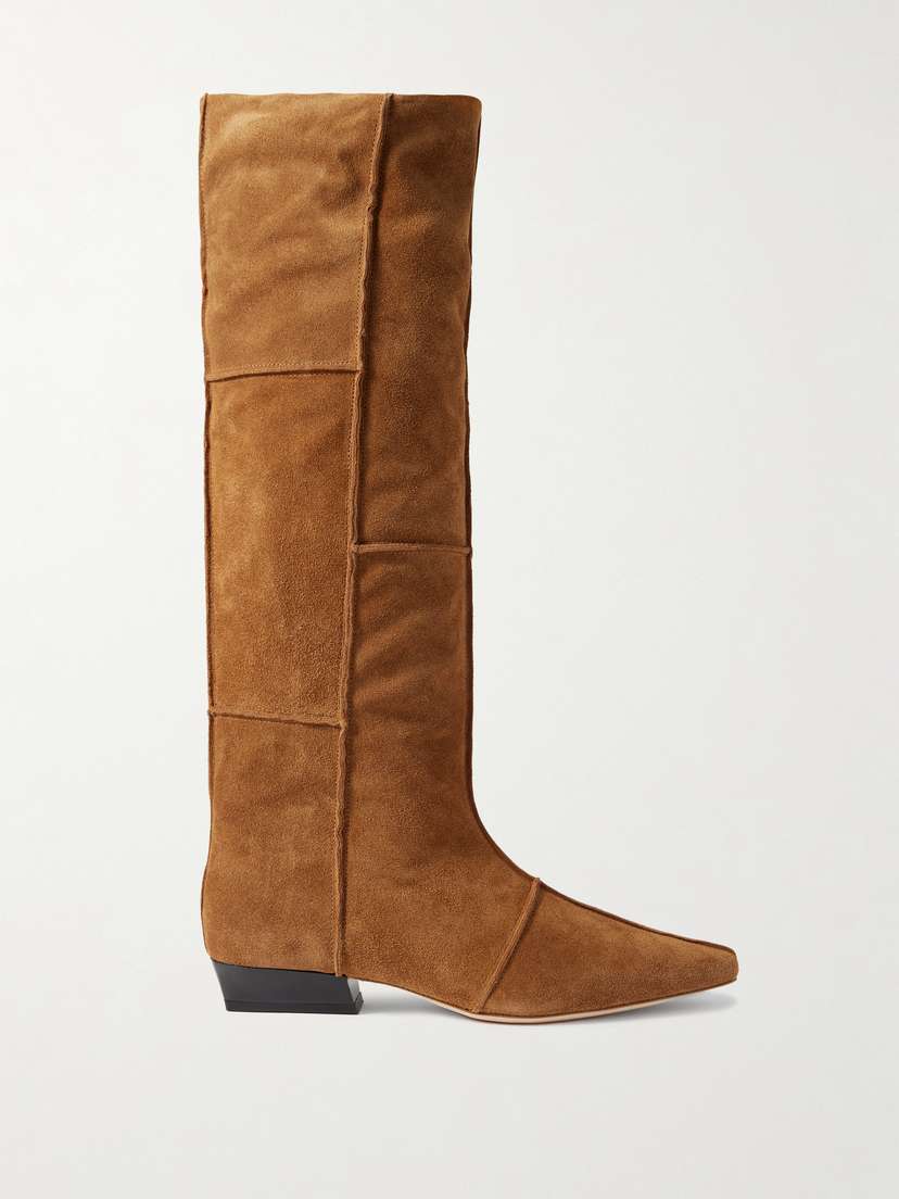 Staud Wally Suede Knee Boots
