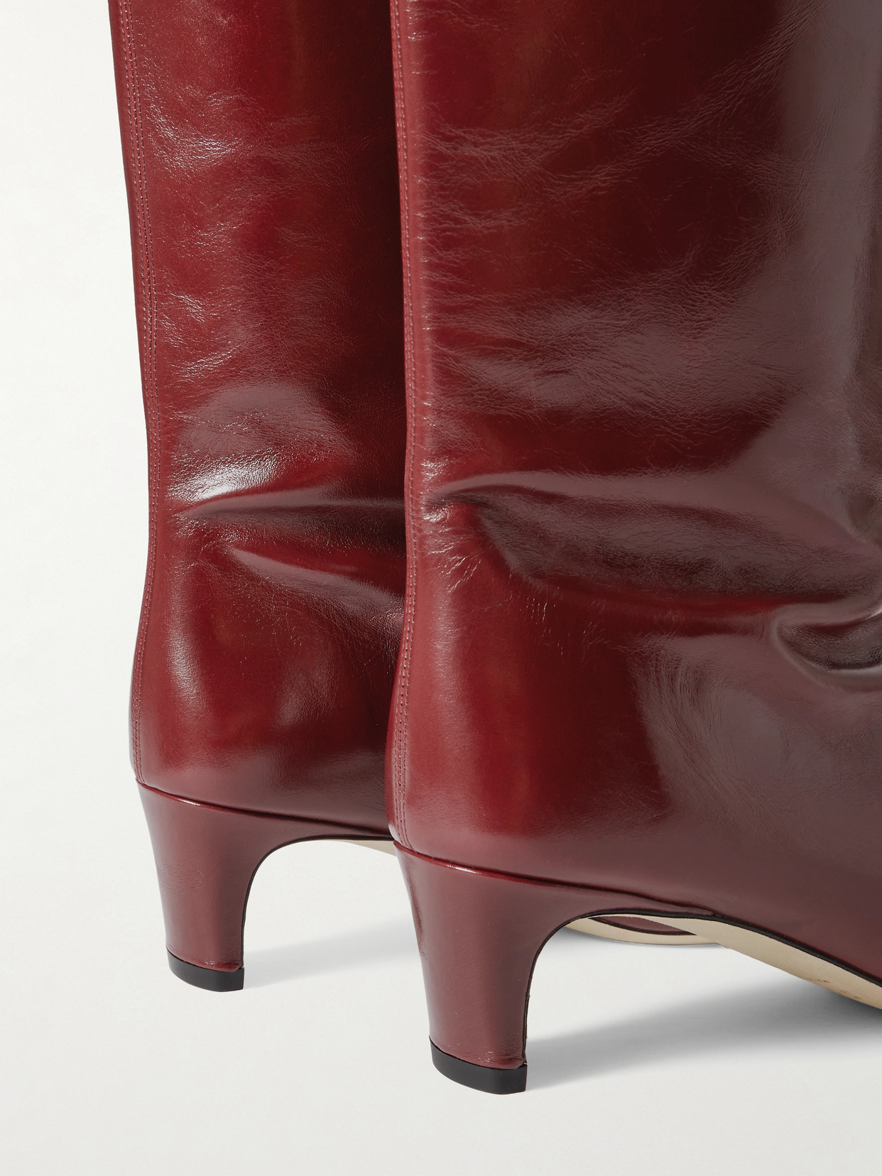 Wally Leather Knee Boots