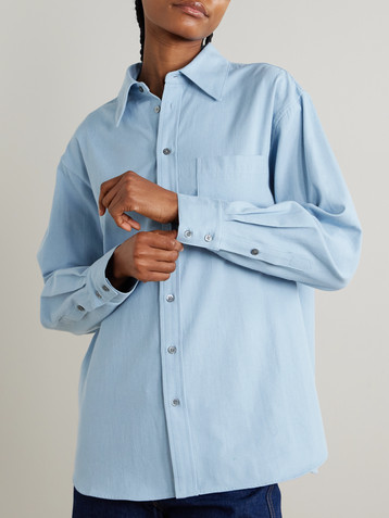 B Sides Ramona cotton-flannel shirt