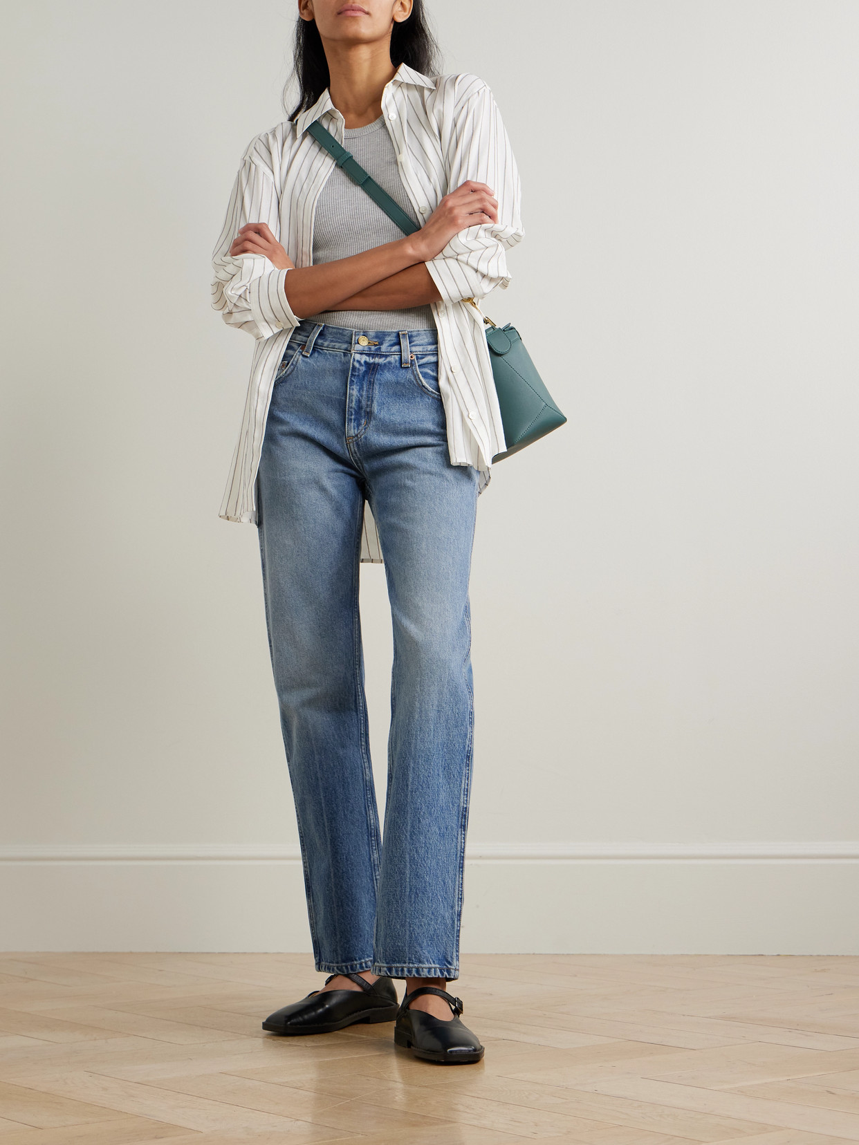 Mira High-Rise Straight-Leg Jeans