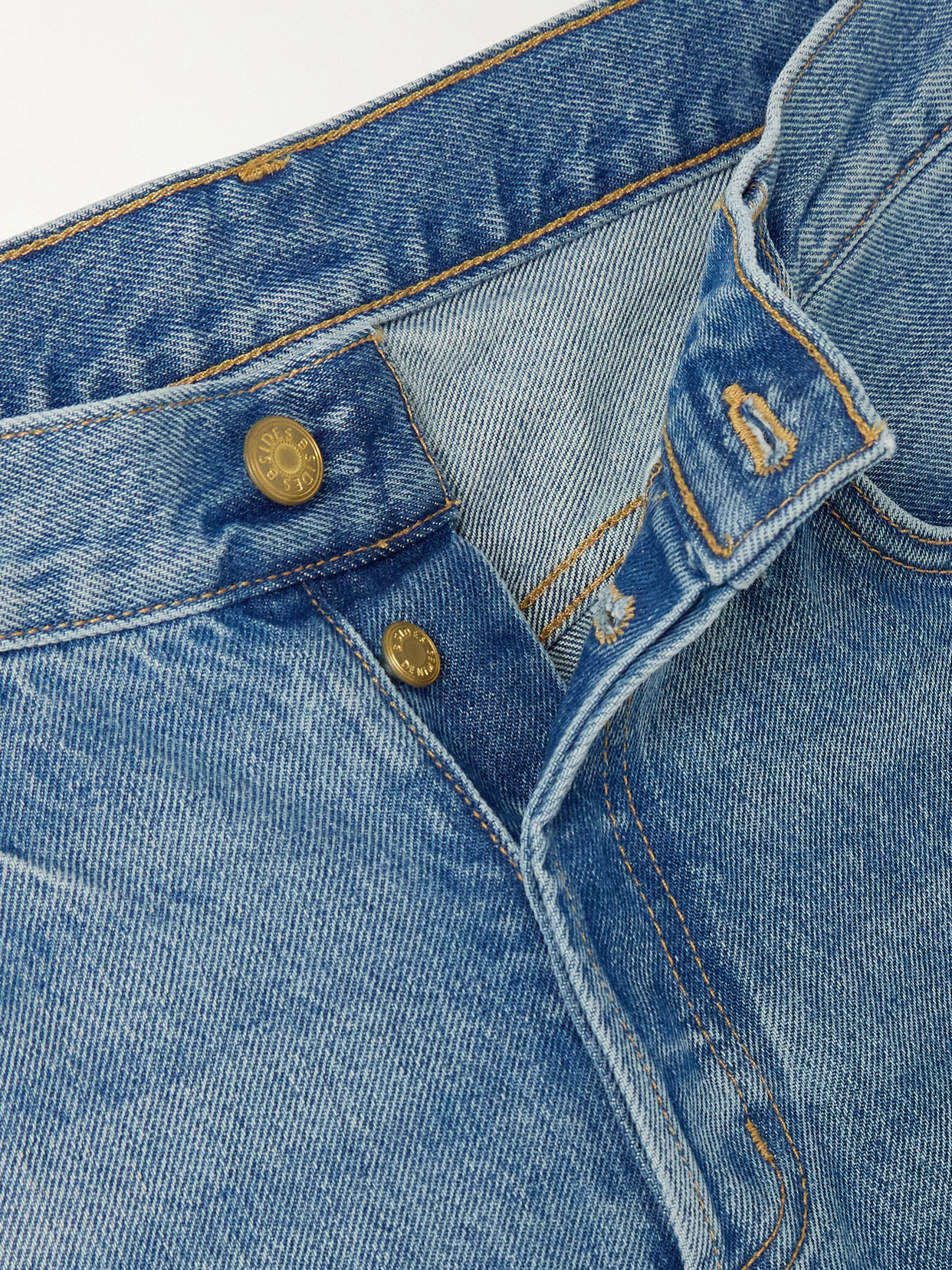 B Sides Bec High-rise Wide-leg Jeans In Blue