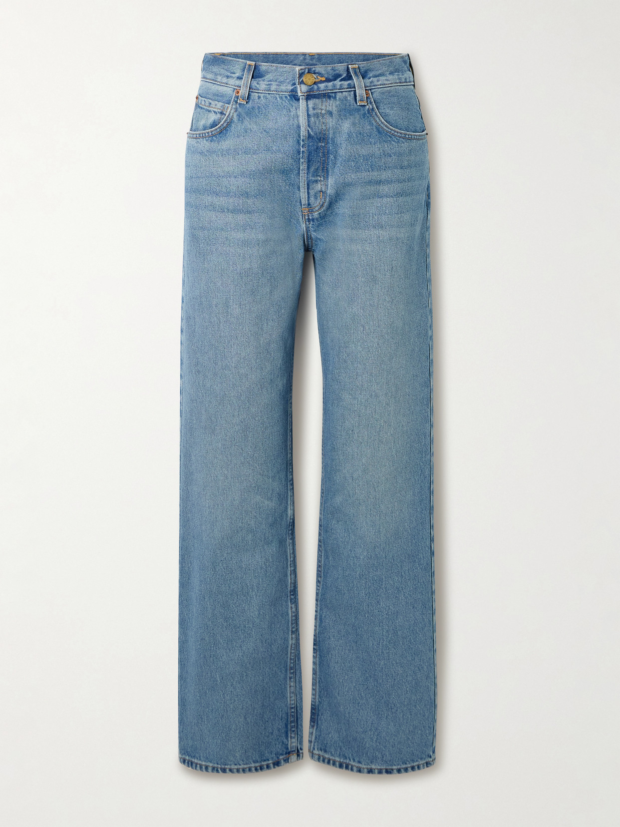B Sides Bec High-rise Wide-leg Jeans In Blue