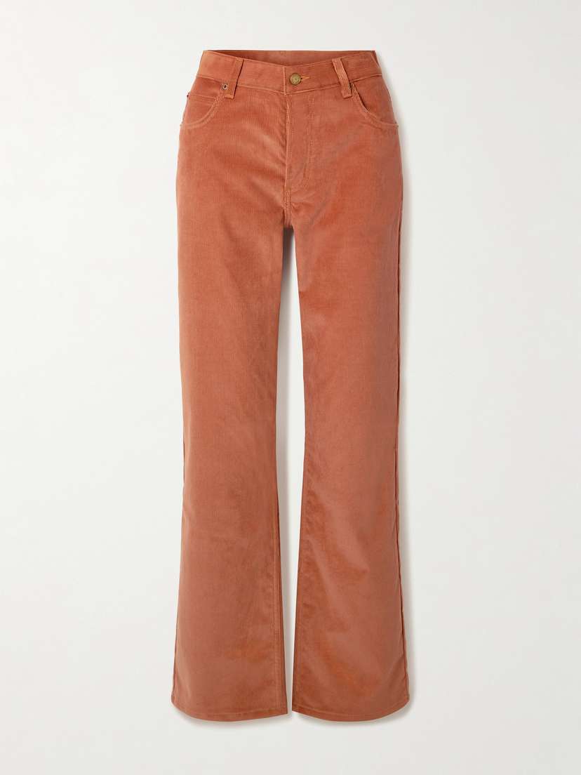 B SIDES Bec Cotton-blend Corduroy Wide-leg Pants