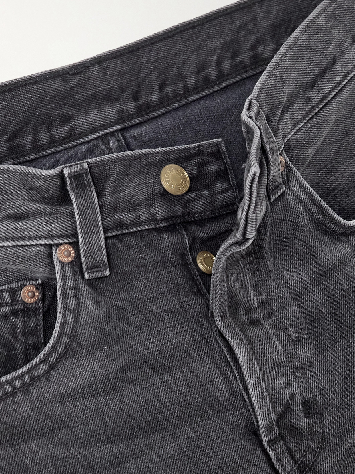 B Sides Tilda Mid-rise Straight-leg Jeans In Black