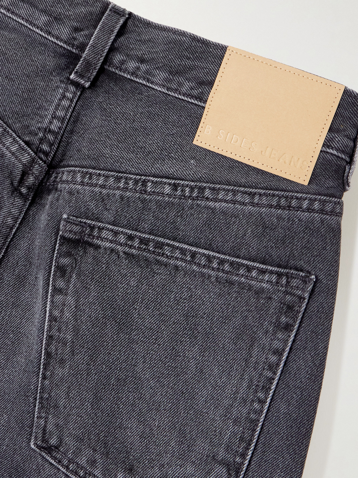 B Sides Tilda Mid-rise Straight-leg Jeans In Black