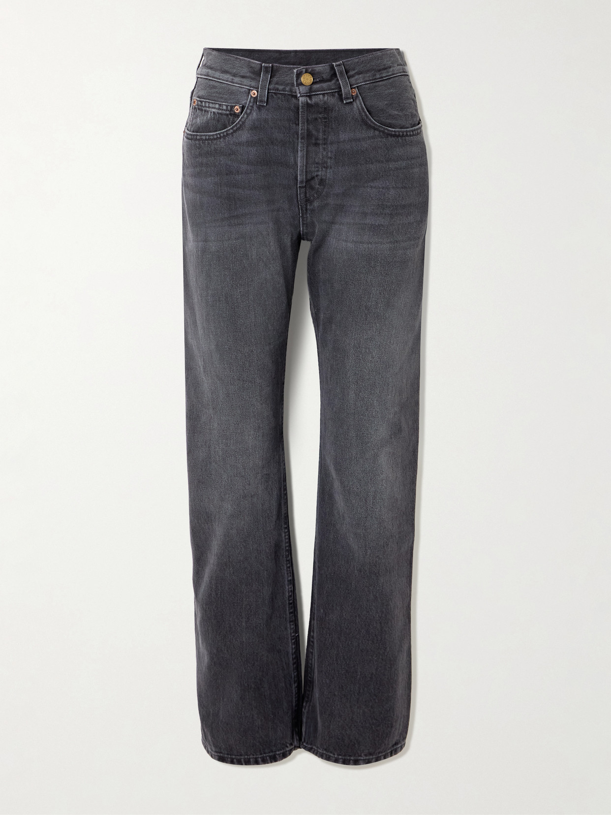 B Sides Tilda Mid-rise Straight-leg Jeans In Black