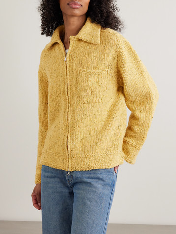 B Sides Wool knitted jacket