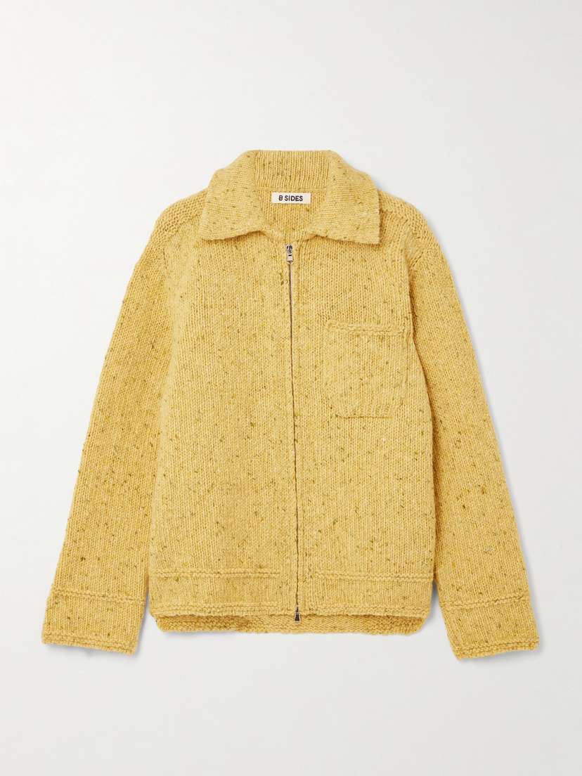 B SIDES Wool Knitted Jacket