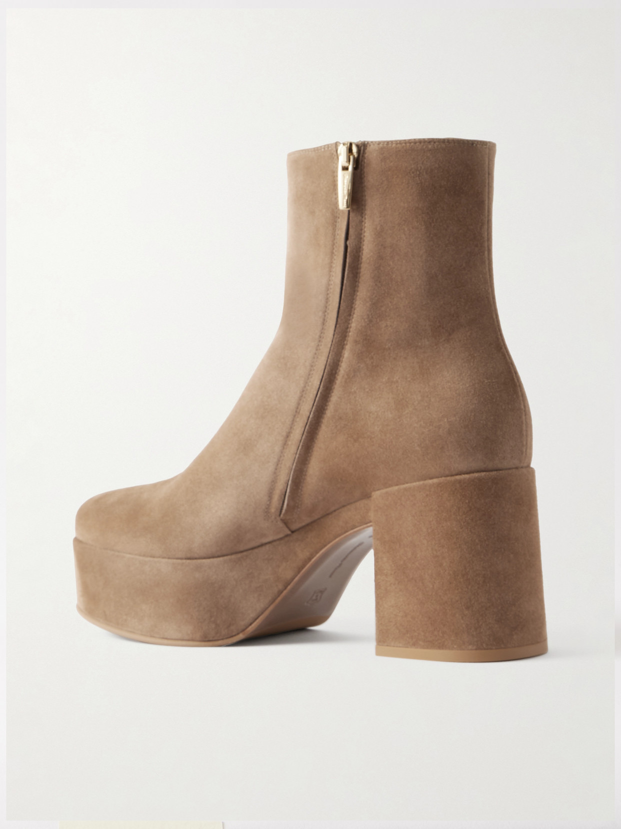 Gianvito Rossi 35 Suede Ankle Boots In Multi