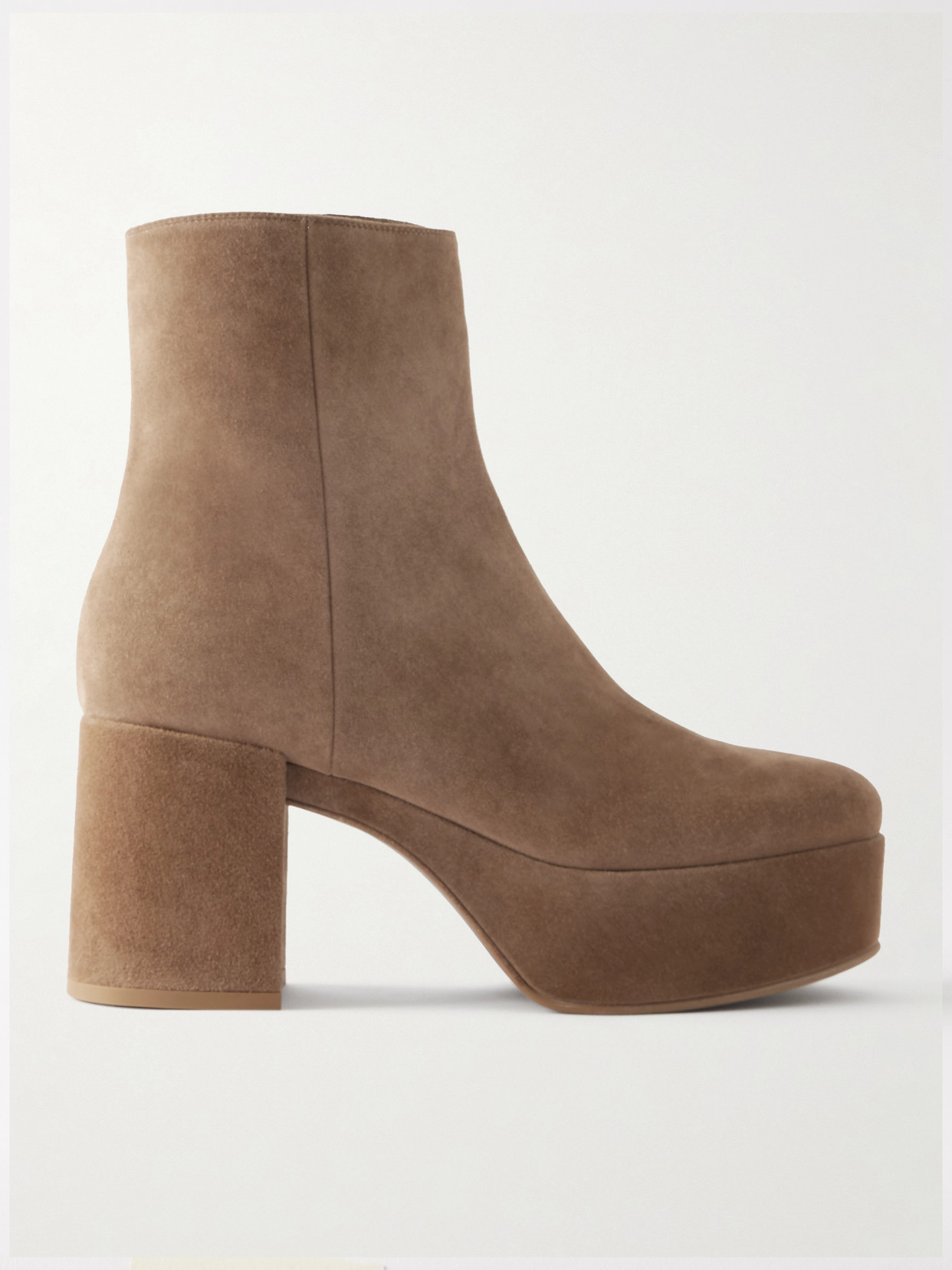 Gianvito Rossi 35 Suede Ankle Boots In Multi