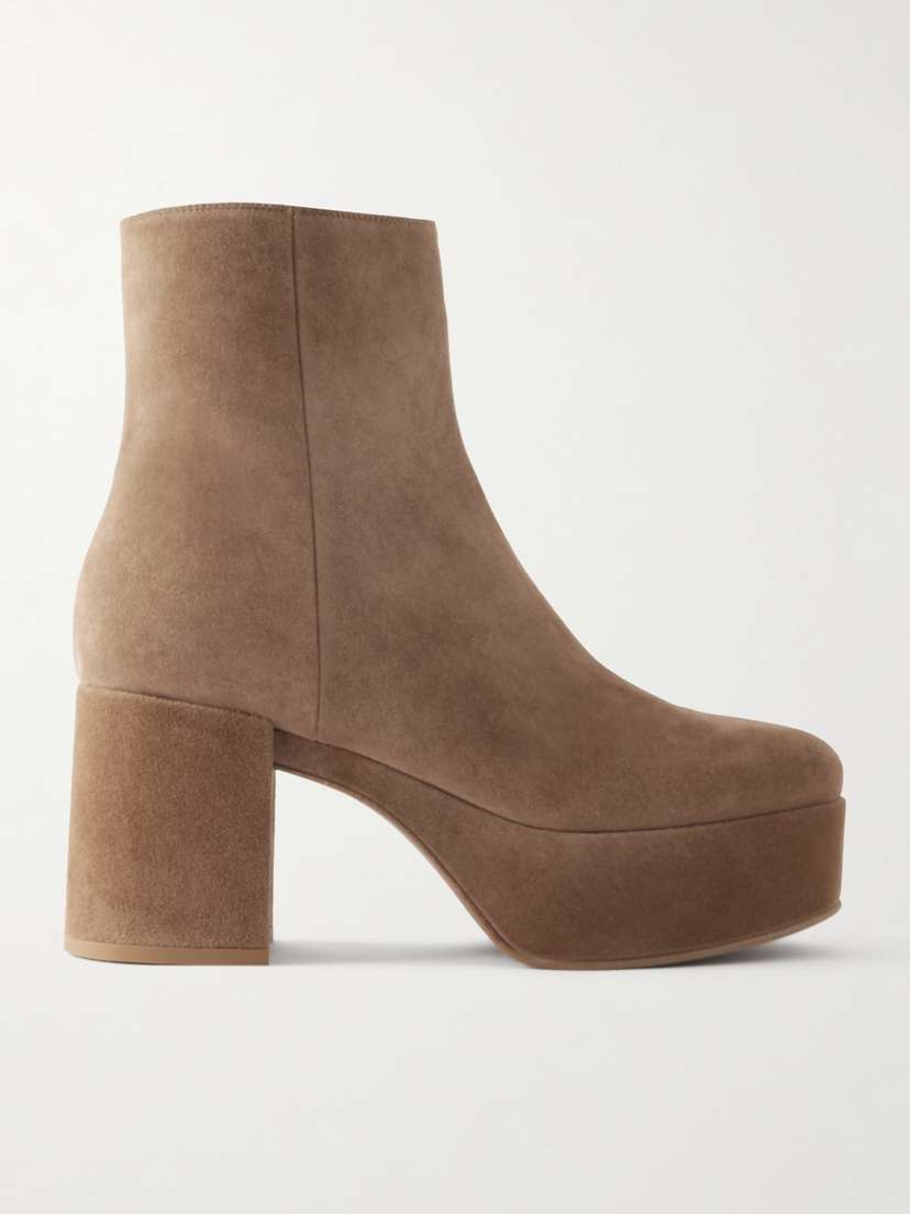 Gianvito Rossi 35 Suede Ankle Boots