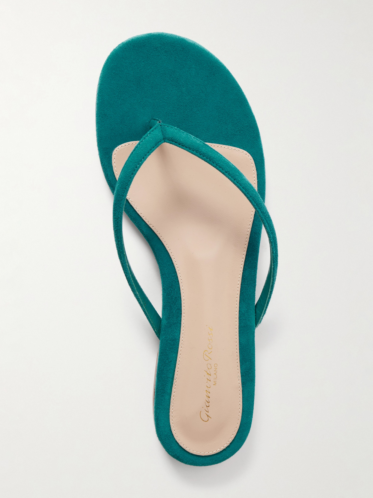 Gianvito Rossi Calypso Suede Sandals In Green