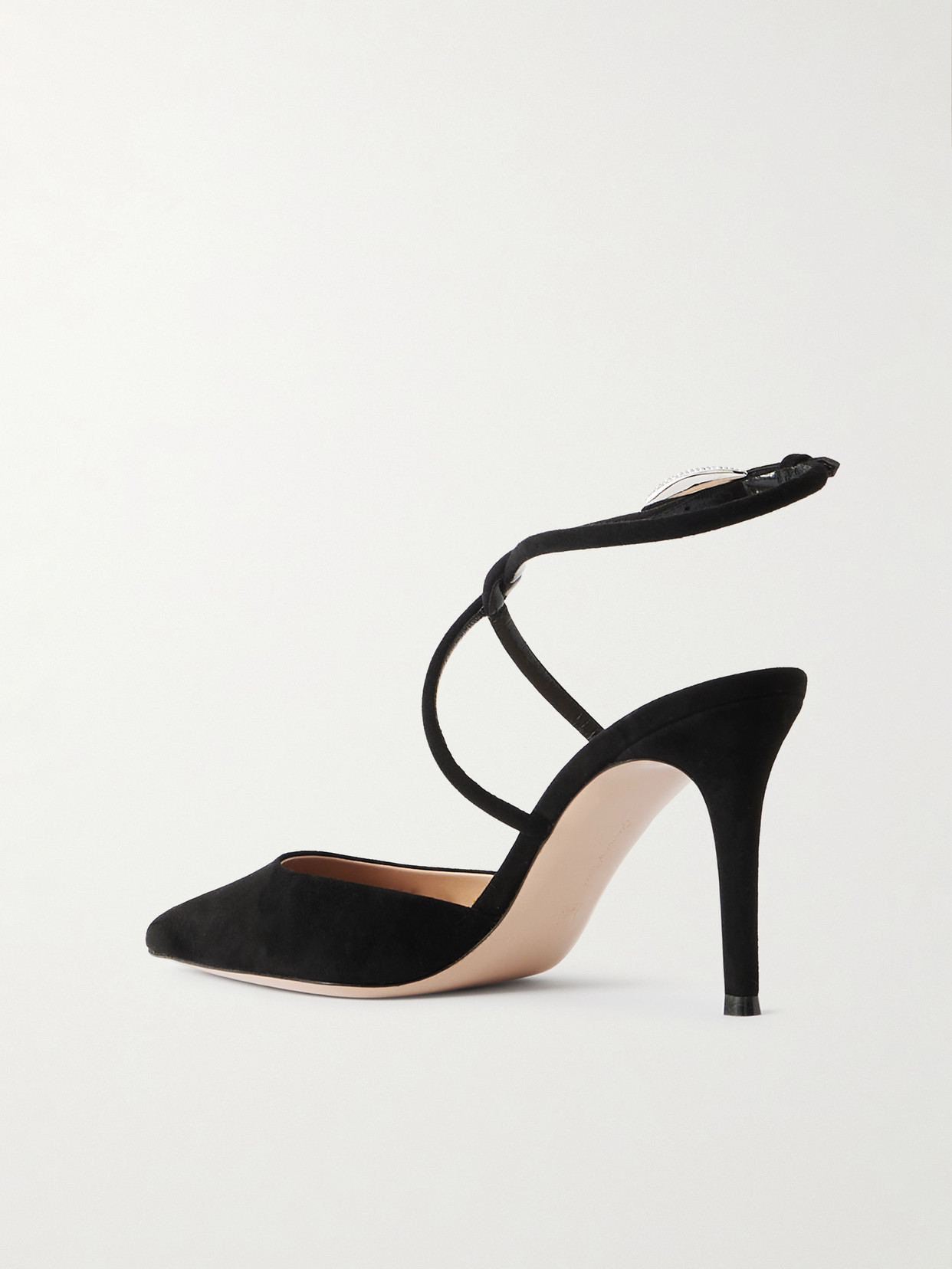 Jungle Mamba 85 Crystal-Embellished Pumps